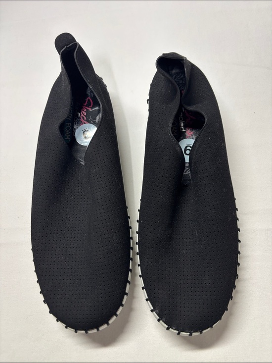 Skechers Shoes - Skechers Black Slip-On Perforated Women's Flats